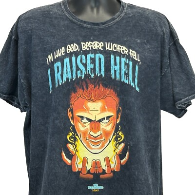 #ad Logic I Raised Hell T Shirt Rap Rapper God Lucifer No Pressure Gray Mens XXL 2XL $24.79