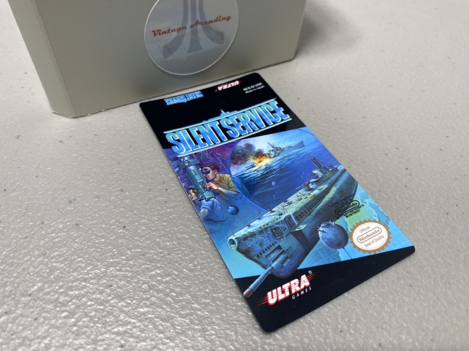 Silent Service (NES Nintendo) Replacement Label | eBay