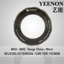   YEENON  M42 to M42 x 12mm Focusing Helicoid Macro Extension Tube
