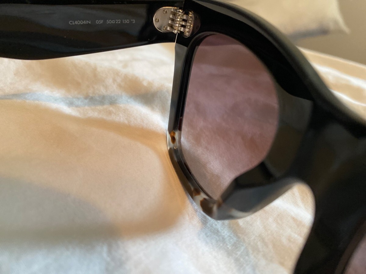 Celine CL4004 001 56 22 145 Women Sunglasses Black With Gray Polar Lenses Italy Celine Women main image 3