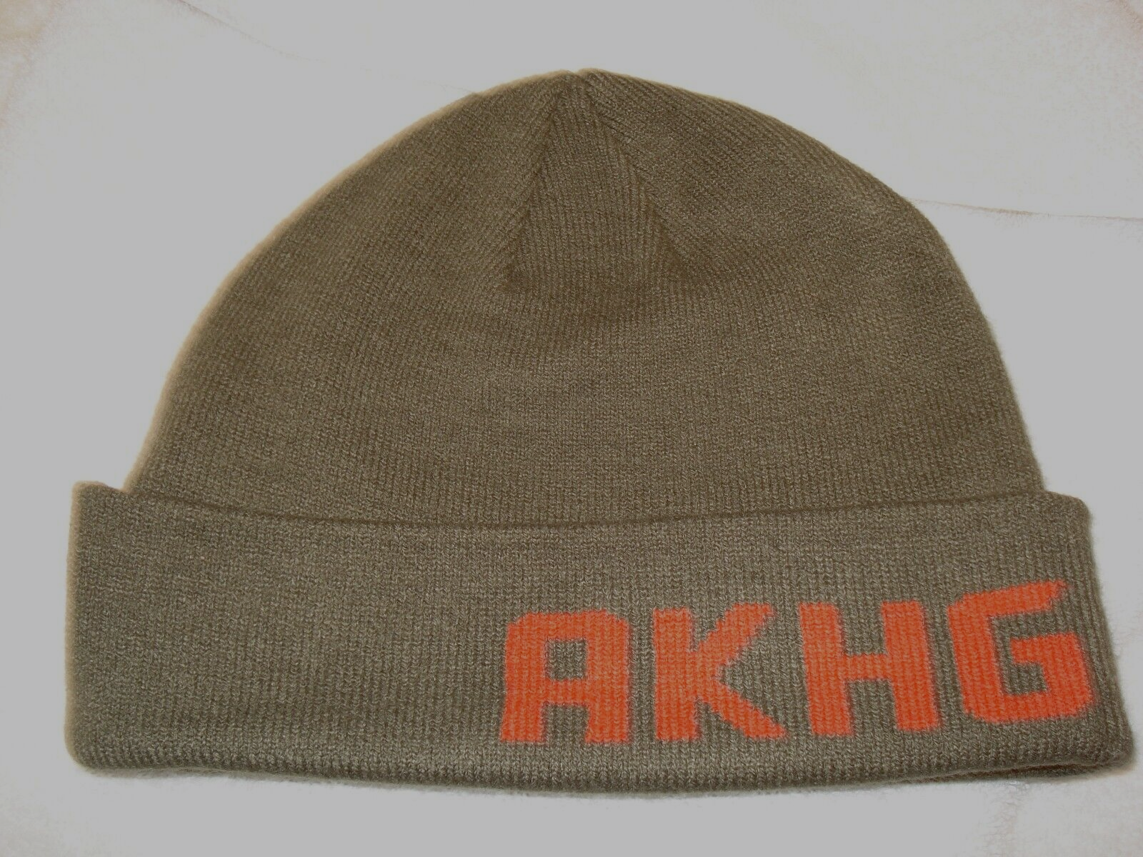 MERRELL AKHG AlasKa Ingranaggio testa. Cappello a maglia berretto a polsino Verde oliva sbiadito. Duluth Trading NUOVO