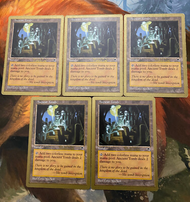 MTG Ancient Tomb - 1999 Mark Le Pine World Championship Decks Moderate
