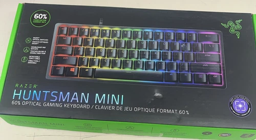 Razer Huntsman Mini 60% Gaming Keyboard: Fast Keyboard Switches - Clicky Optical