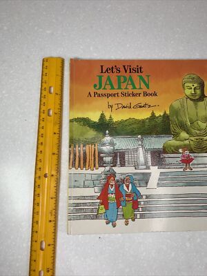 Book Cultural Let's Visit Japan A Passport Sticker Book Davis