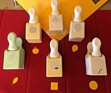 Martha Stewart Medium Craft Punch APPLE, SCALLOP SQUARE or ROSE LEAF 3/4"-1"