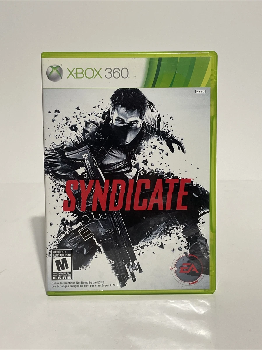 Microsoft Xbox 360 Syndicate Rating M-Mature Video Games for sale