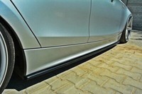 Schwarze Seitenschweller Ansatz BMW 1Er E81 E87 Skirts Leisten AnsäTze Schweller