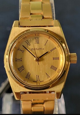 Zenith Lady Automatic Gold Plated & Steel Vintage NOS