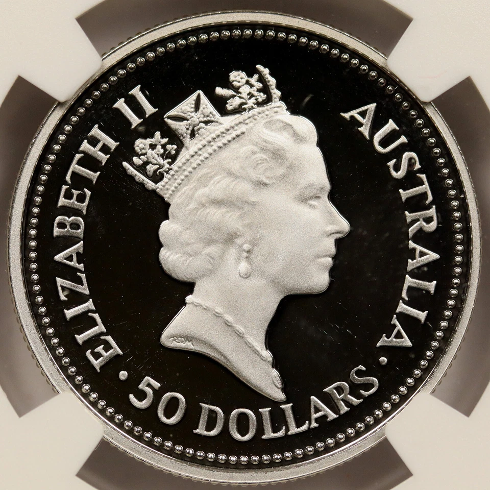1988-P Australia Platinum Koala $50 NGC PF69 Ultra Cameo 1/2oz .999 Fine - Image 4 of 4