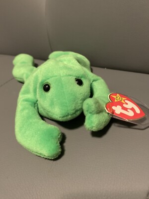 Ty Beanie Babies Vintage Legs The Frog 3rd gen/1st tush tag 1993