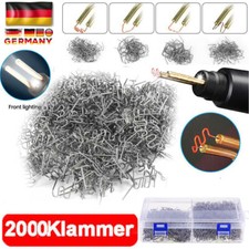 2000PCS Klammer für Schweißgerät Auto Kunststoff Reparatur KFZ Schweißen Plastik