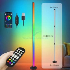 47" Smart LED Floor Lamp RGB Remote  APP Control Music Sync Corner Lighting