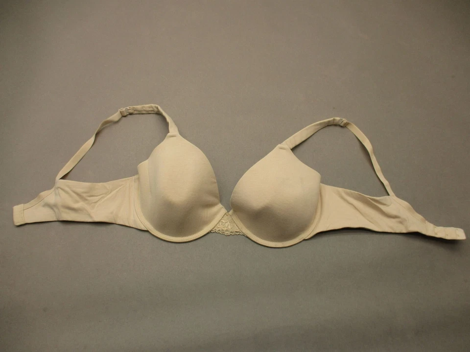 36C GILLIGAN&OMALLEY Womens Beige Lined Underwire Back Closure Nursing Bra 7I - Image 3 of 4