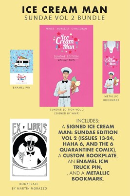 Da-iCE NaMBER-SiX 会報誌 1st〜4th Edition Ice Cream Man Sundae Edition Vol 2 Bundle Signed By Maxwell Prince
