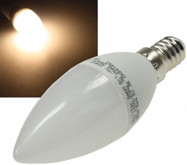 "Led Kerzenlampe E14 \"K50\" Warmweiß, GlüHlampe, GlüHbirne, Leuchtmittel, Neu"-image