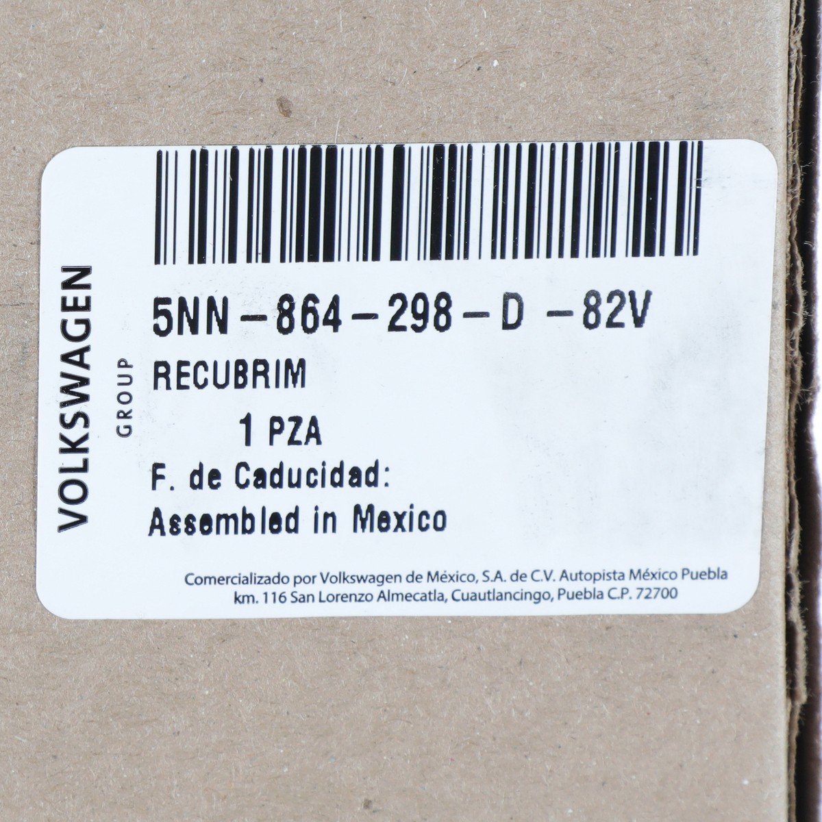 Genuine Volkswagen Console Trim Panel 5NN-864-298-D-82V for sale
