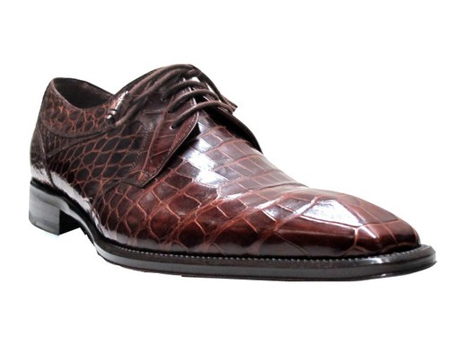 Men's Genuine Alligator Lace up Shoes 