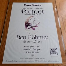 PORTRAET 04/07/22 @ COVA SANTA IBIZA 2022 - IBIZA CLUB POSTERS - DJ HOUSE MUSIC