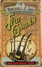Feed and Garden Supply Metal Sign
