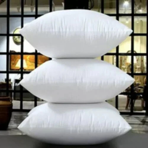 Set of 4 Firey Red Cushions Filled 16x16" 40x40cm Line Spiral Sofa Decor zip - Image 4 of 4