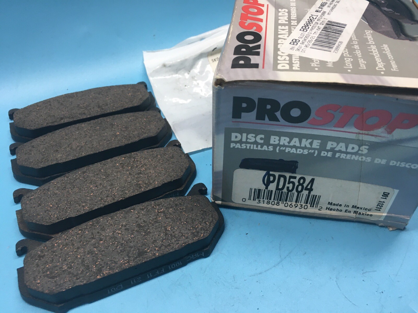 Disc+Brake+Pad+SetProStop+Disc+Brake+Pad+PEP+BOYS+PD584 for sale