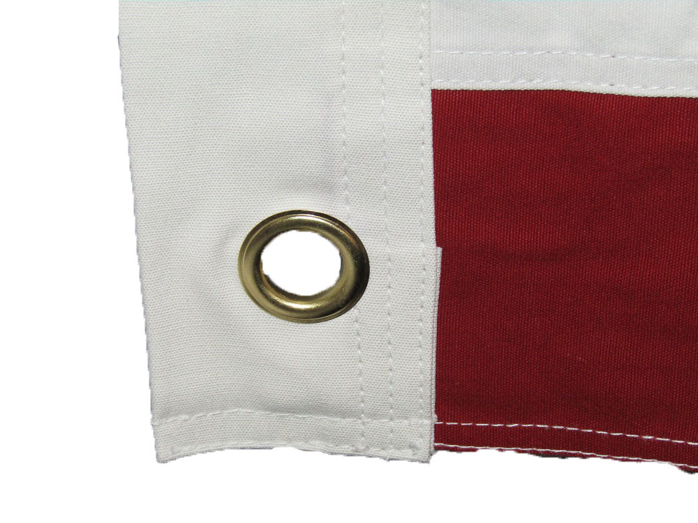 Bandiera USA Stelle E Strisce 4x6 Piedi - Cotone Ricamato, Con Occhielli, Made In USA