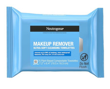Neutrogena Makeup Remover Wipes, Daily Facial Cleanser Towelettes, 25 ct