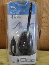 Cyber Acoustics CVL-1084 USB Desktop Microphone NOISE CANCELING