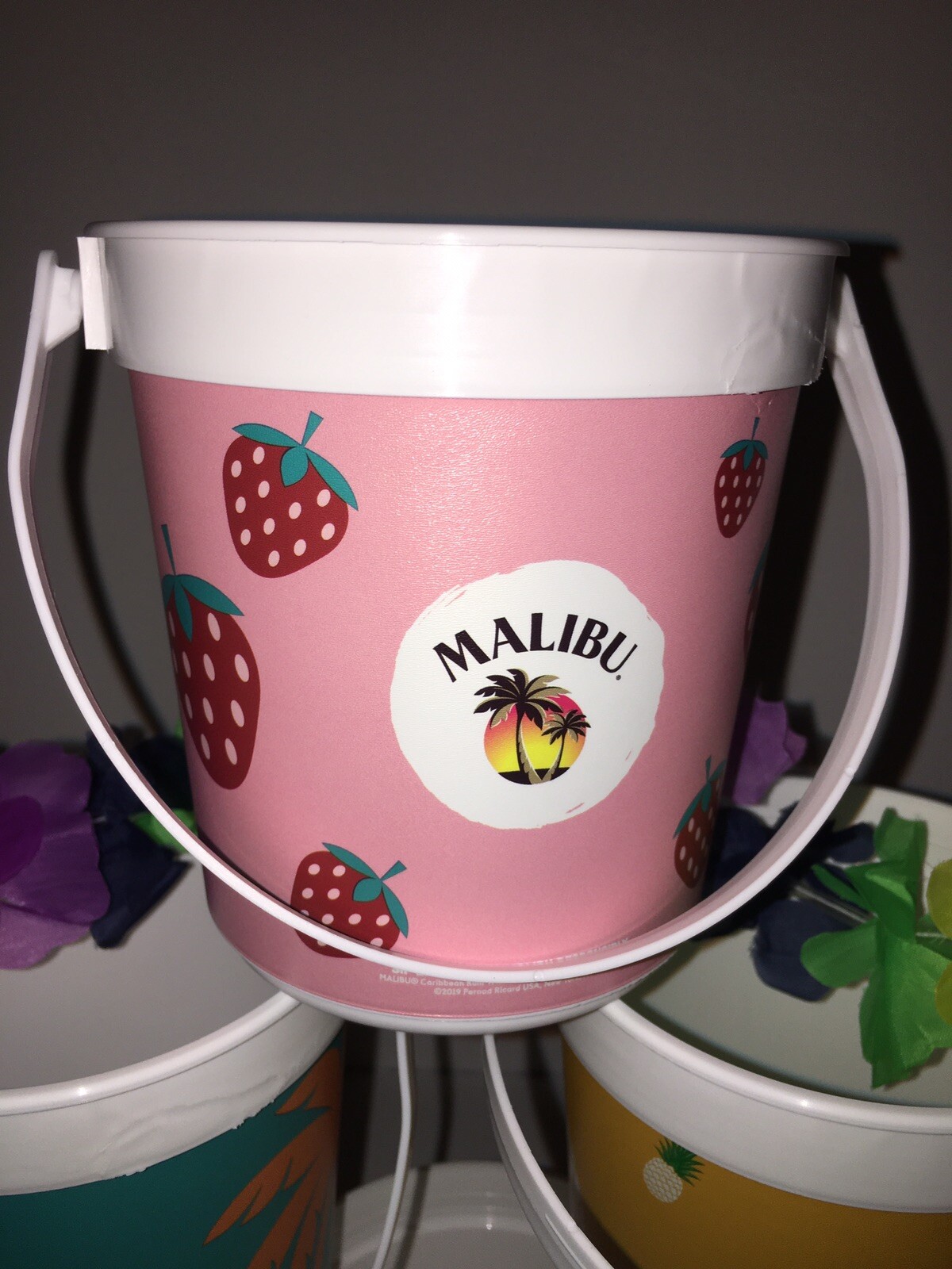 Rum Buckets From Malibu. 6 Pieces 32 Oz Buckets 3 Colors eBay
