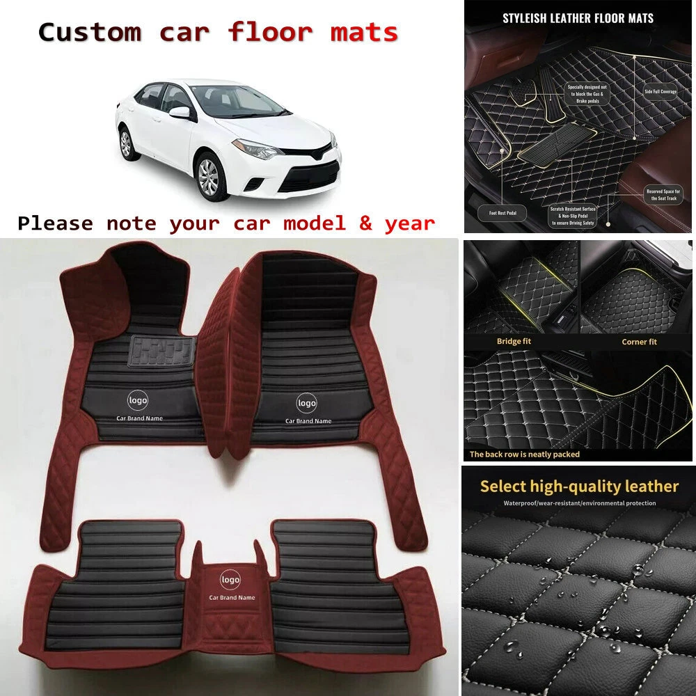 For Buick all models Car Floor Mats Custom All Weather Auto Carpets Waterproof
