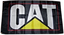 CATERPILLAR 3'X5' FLAG BANNER DIESEL HEAVY EQUIPMENT MAN CAVE SHOP FAST SHIPPING