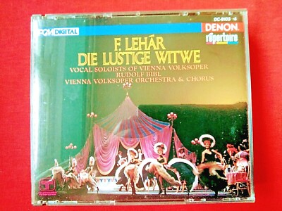 F. LEHAR : DIE LUSTIGE WITWE - VIENNA VOLKSOPER - ( 2 CD ) - 1992 - TRACKED POST