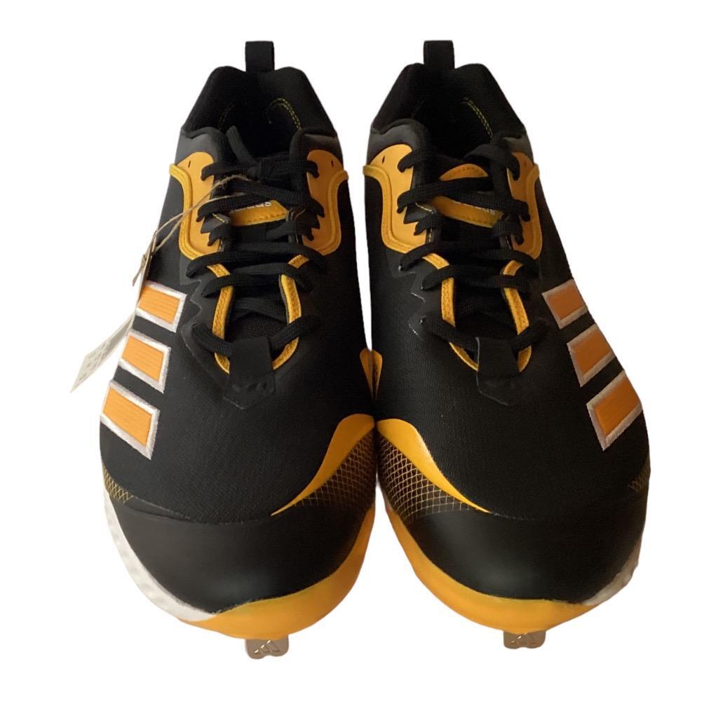 Adidas Baseball Cleats Shoes Mens 15 D Black Yellow Icon 6  display picture 3