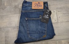 Men's Prps Esprit Rigid Distressed Denim Jeans W30 Long RRP £189