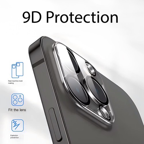 Kameraschutz für iPhone 16 15 Pro Max Panzerfolie Linsen Schutzglas - 9H Glas - Bild 3 von 10