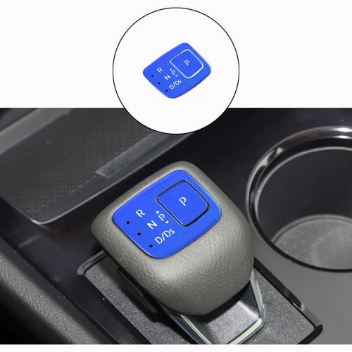 For Nissan X-Trail 2021-24 Blue Aluminum Alloy Car Gear Shift Button Cover Trim - Bild 1 von 4