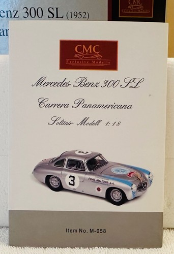 1952 Mercedes-Benz 300SL Panamericana # 3 Hermann Lang, CMC, 1/18, # M-058. - Picture 4 of 20