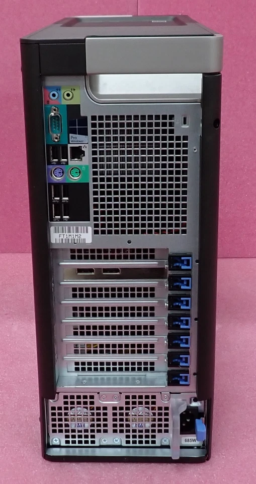 Dell Precision Tower T7810 2x 12C E5-2650v4 2.2Ghz 2x 256GB SSD 16GB Estación de Trabajo Foto 4 de 4