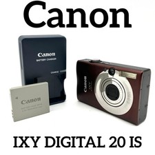 Canon IXY DIGITAL 20 IS Brown Compact Digital Camera Tested Working Japan