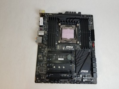 MSI  X99A SLI PLUS Intel LGA 2011-3 DDR4 SDRAM Desktop Motherboard
