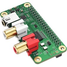 HiFi Audio Card for Raspberry Pi 5/4/3B /Zero 2W - 384kHz/32bit Sound Shield, RC
