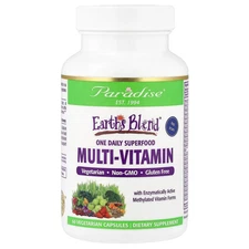 Earth's Blend ®, One Daily Superfood Multi-Vitamin, No Iron, 60 Vegetarian