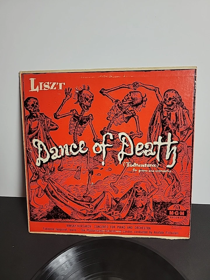 Satanic Record Liszt Dance Of Death Jacquinot Philharmonia London Fistoulari 10" Foto 2 de 4