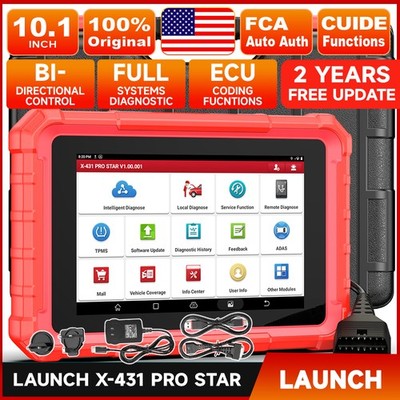 LAUNCH X431 Pro Star Bidirectional DOIP FCA OBD2 Diagnostic Scanner ECU Coding