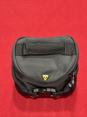 Topeak Compact Handlebar Bag Fanny Pack with Rain Cover & Quick-Release Mount