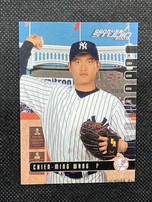 2003 Donruss Studio Chien-Ming Wang New York Yankees Rookie #204 #/1500