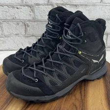 Salewa MS MTN Trainer Lite Mid GTX Mens 10 Waterproof Black Hiking Boots