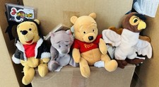Disney Authentic Winnie The Pooh and Friends Vintage 8  Plush Set of 7 All NWT 