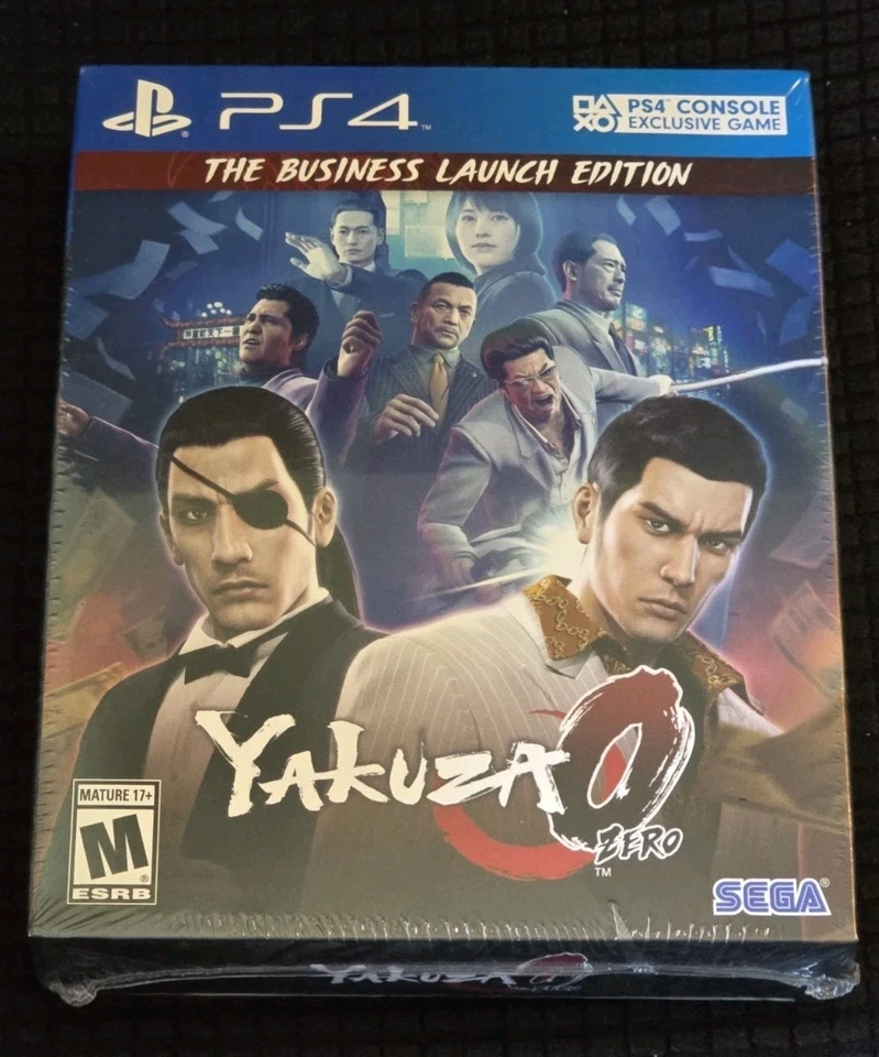 YAKUZA ZERO: THE BUSINESS LAUNCH EDITION - Factory Sealed SONY PS4 New 0 - Image 2 of 4