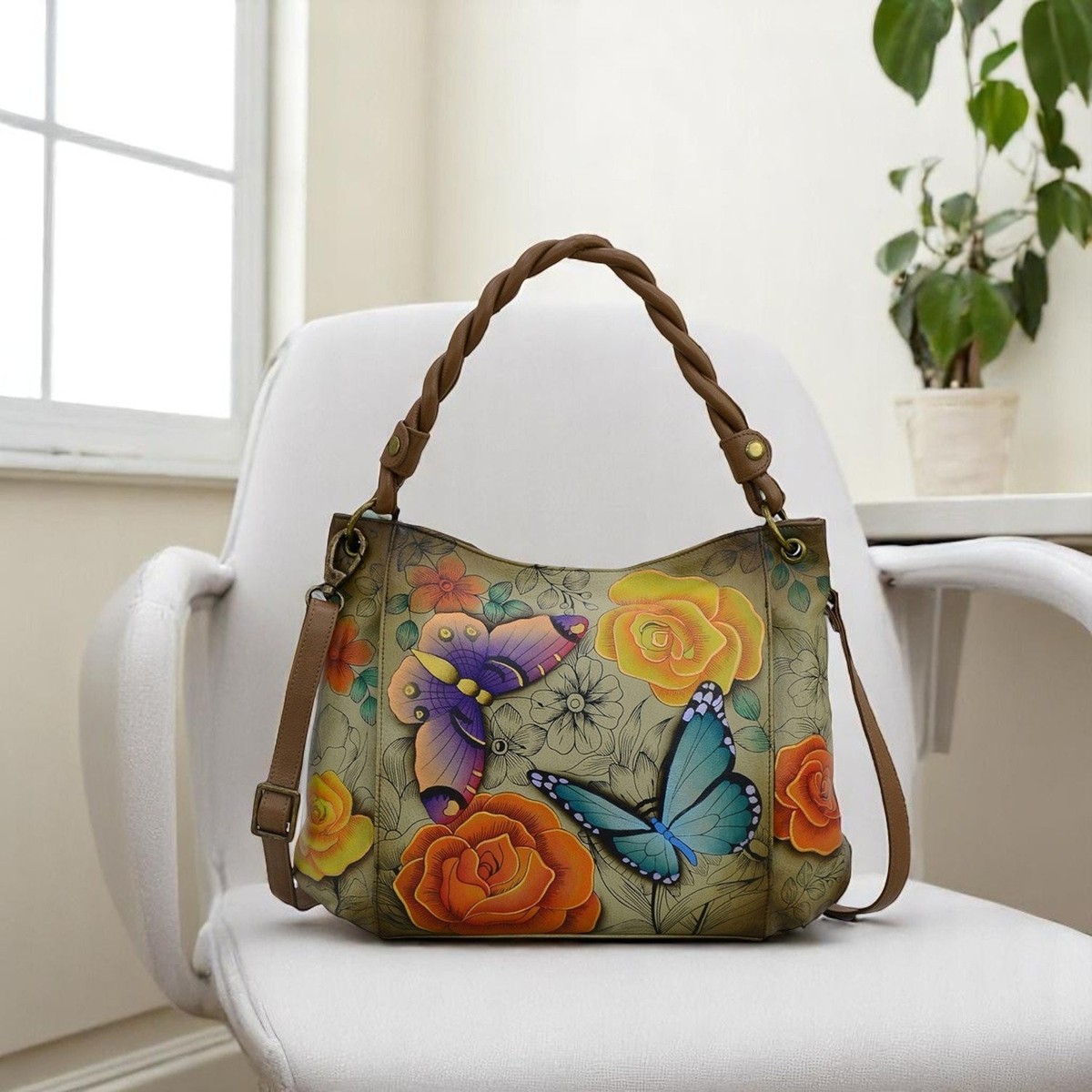 Anuschka Hand Painted Leather Anuschka Leather Handbags Anna By